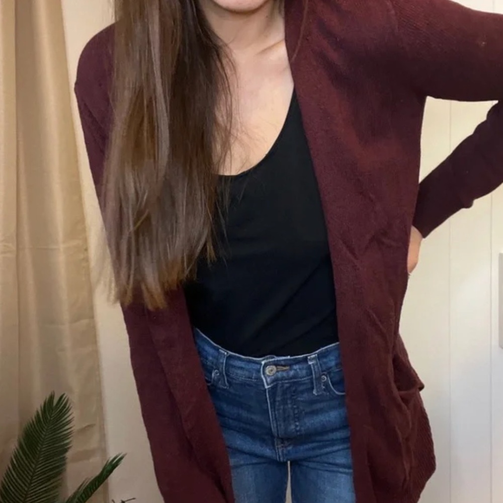 OLD NAVY Maroon Cardigan